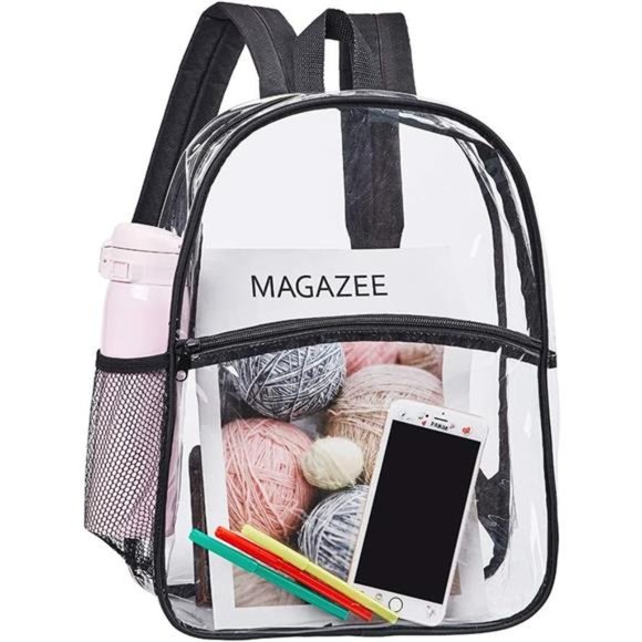 Women Heavy Duty Clear Backpack Transparent PVC Concert Mini Backpacks for Girls main image 4